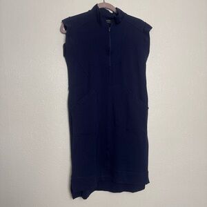 Athletic Navy Midi Dress